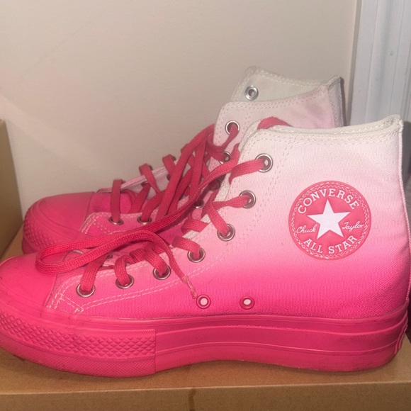 Converse Pink Gradient High-Tops - Picture 1 of 3
